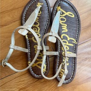 Sam Edelman Women's Tan Thong Sandals